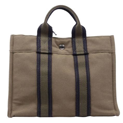 hermes canvas tote price|Hermes canvas pouch.